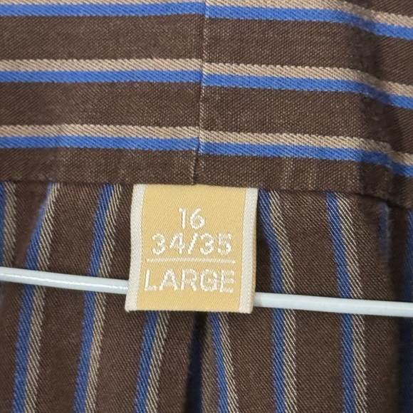 Michael Kors Dress Up Button Up Shirt Size 16 Large 100% Cotton - Picture 4 of 8